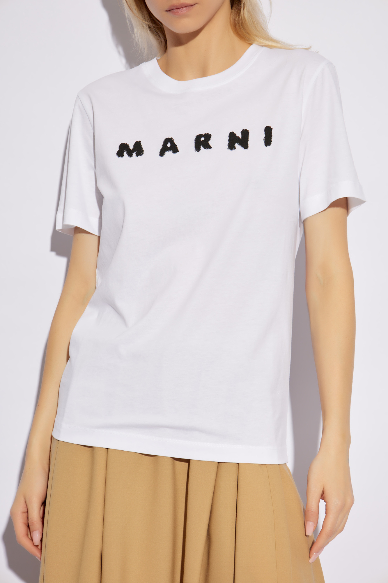 Marni T-shirt with printed logo | Women's Clothing | Vitkac
